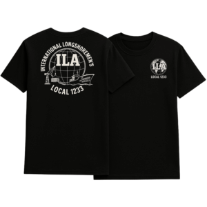 ILA Global Tee Local 1233 (Front + Back)