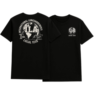 ILA Global Tee Local 1235 (Front + Back)