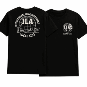 ILA Global Tee Local 1233 (Front + Back)